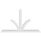 Ekena Millwork Richland Architectural Grade PVC Gable Bracket, 108"W x 63"H x 6"D x 6"F, 14/12 Pitch GBP108X63X0606RIC00 - alternate 3